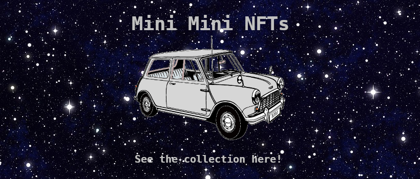 Advert for Mini Mini NFTs